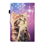 Colored Drawing Pattern Horizontal Flip PU Leather Case with Holder & Card Slot & Sleep / Wake-up Function, For Amazon Kindle Fire HD 8 (2016/2017/2018), For Amazon Kindle Fire HD 8 (2020), For Amazon Kindle Fire HD 10 (2015 / 2017)