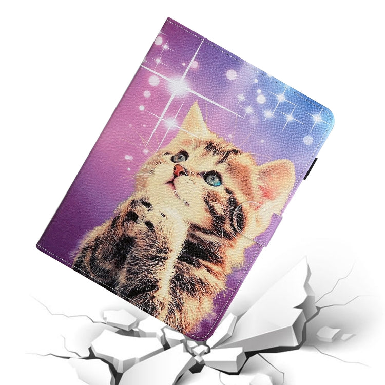 Colored Drawing Pattern Horizontal Flip PU Leather Case with Holder & Card Slot & Sleep / Wake-up Function, For Amazon Kindle Fire HD 8 (2016/2017/2018), For Amazon Kindle Fire HD 8 (2020), For Amazon Kindle Fire HD 10 (2015 / 2017)