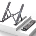 Lenovo Thinkplus Desktop Laptop Folding Holder XT6, XT6 – Magnetic, Aluminum Alloy XT6 Dark Grey