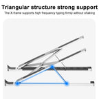 Lenovo Thinkplus Desktop Laptop Folding Holder XT6, XT6 – Magnetic, Aluminum Alloy