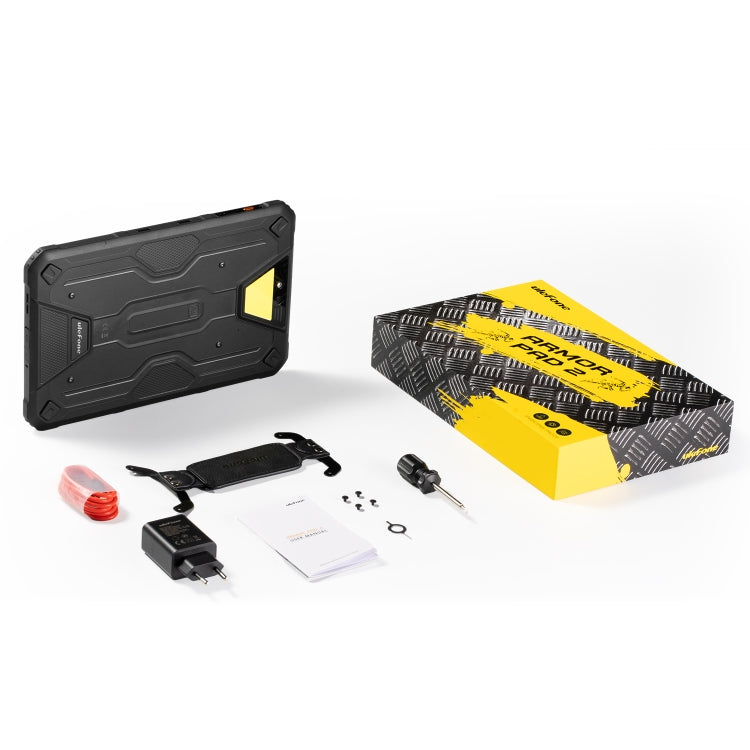 Ulefone Armor Pad 2 Rugged Tablet PC, 16GB+256GB 11 inch Android 13 MediaTek Helio G99 Octa Core 4G Network, Armor Pad 2, Armor Pad 2 (Yellow) – Fast Charging, Bluetooth