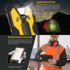 Ulefone Armor Pad 2 Rugged Tablet PC, 16GB+256GB 11 inch Android 13 MediaTek Helio G99 Octa Core 4G Network, Armor Pad 2, Armor Pad 2 (Yellow) – Fast Charging, Bluetooth