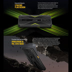 Ulefone Armor X12, Rugged Phone, Face Unlock, 5.45 inch Android 13 Go MediaTek Helio A22 Quad Core, Network: 4G, NFC, 3GB+32GB – Lanyard, Magnetic