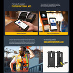 Ulefone Armor X12, Rugged Phone, Face Unlock, 5.45 inch Android 13 Go MediaTek Helio A22 Quad Core, Network: 4G, NFC, 3GB+32GB – Lanyard, Magnetic