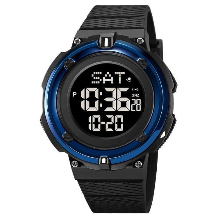 SKMEI 2010 Multifunctional Men 50M Waterproof Luminous Digital Wrist Watch Dark Blue