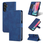 AZNS Skin Feel Calf Texture Flip Leather Phone Case, For Samsung Galaxy A05s For Samsung Galaxy A05s Blue