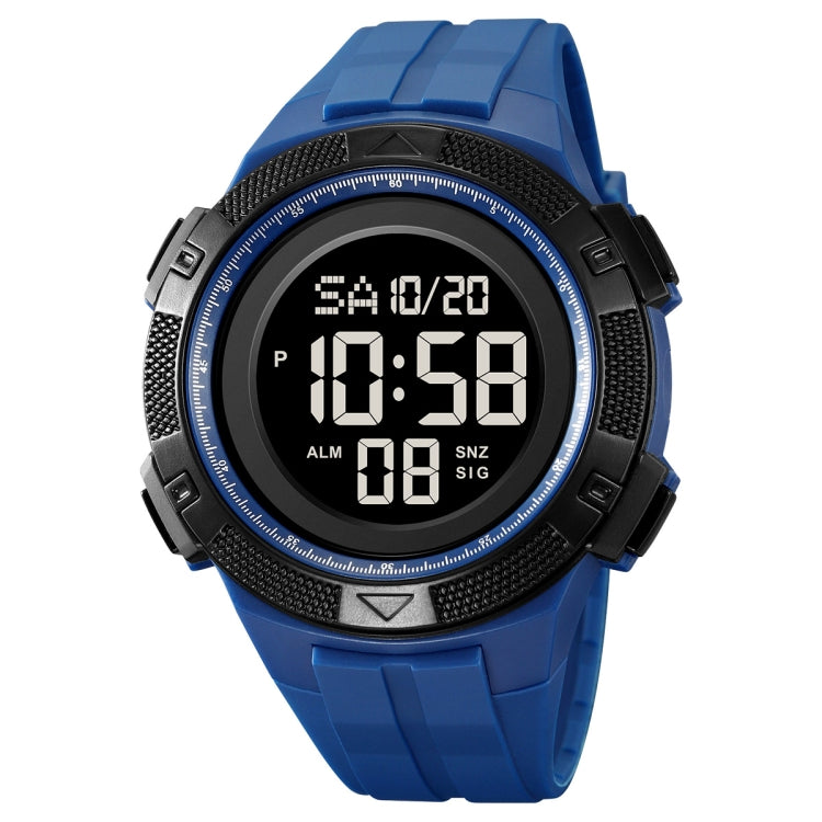 SKMEI 2078 Multifunctional Men 50M Waterproof Sports Fashion Digital Wrist Watch Dark Blue