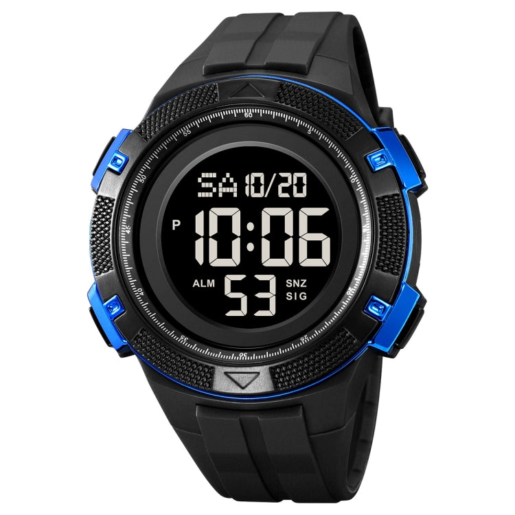 SKMEI 2078 Multifunctional Men 50M Waterproof Sports Fashion Digital Wrist Watch Black Blue