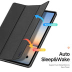 DUX DUCIS Domo Series Magnetic Flip Leather Tablet Case, For Galaxy Tab S12+, For Samsung Galaxy Tab A11+ / A9+, For Samsung Galaxy Tab S9 FE / S10 FE, For Samsung Galaxy Tab S10 FE+, For Samsung Galaxy Tab S10 Ultra, For Samsung Galaxy Tab S10+       ...