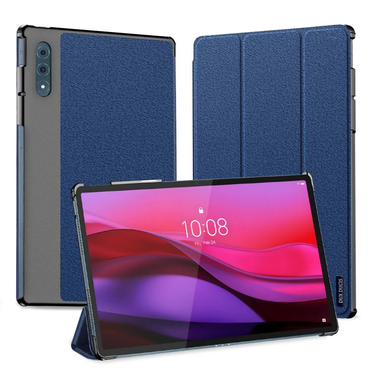 DUX DUCIS Domo Series Magnetic Flip Leather Tablet Case – Shockproof, Waterproof, Magnetic, For Lenovo Yoga Tab Plus