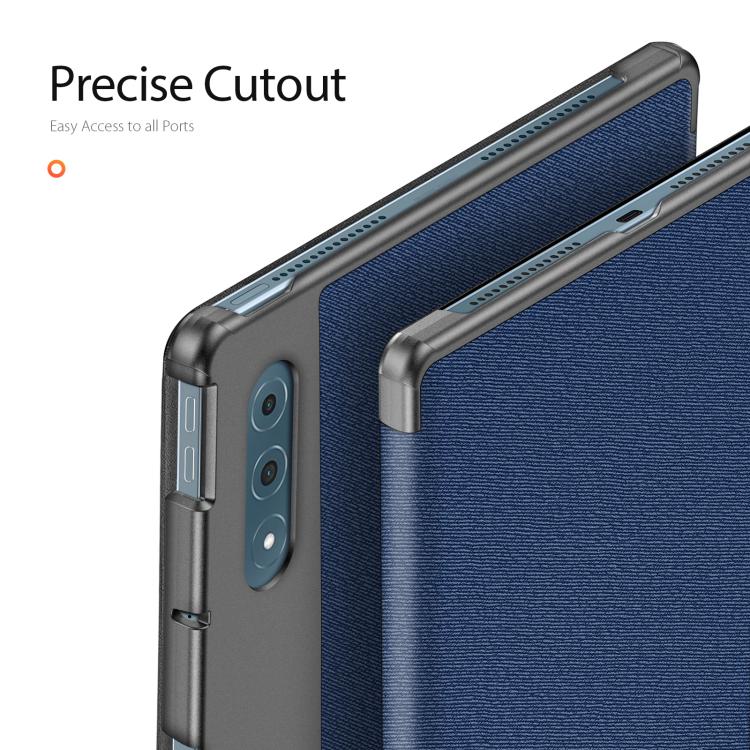 DUX DUCIS Domo Series Magnetic Flip Leather Tablet Case – Shockproof, Waterproof, Magnetic, For Lenovo Yoga Tab Plus