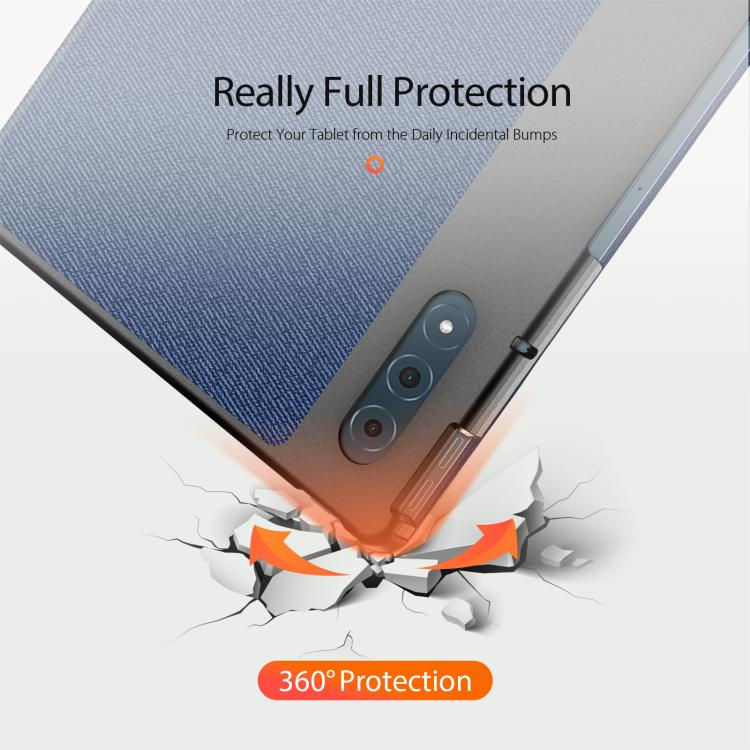 DUX DUCIS Domo Series Magnetic Flip Leather Tablet Case – Shockproof, Waterproof, Magnetic, For Lenovo Yoga Tab Plus