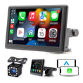Car 7 inch IPS Portable Smart Screen Wireless Screen Projection Carplay Android Auto, with Reversing Camera, with Reversing Camera – Bluetooth, TPU with Reversing Camera