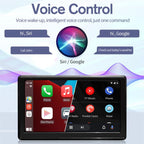 Car 7 inch IPS Portable Smart Screen Wireless Screen Projection Carplay Android Auto, with Reversing Camera, with Reversing Camera – Bluetooth, TPU