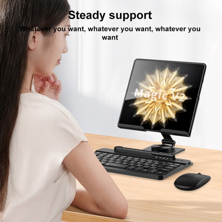 GKK Bluetooth Keyboard + Folding Holder + Capacitive Pen + Bluetooth Mouse – Bluetooth, For Honor Magic V2