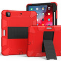 Protective Case – Shockproof, Silicone (iPad Pro 12) For iPad Pro 12.9 (2018) (2020) Red+Black