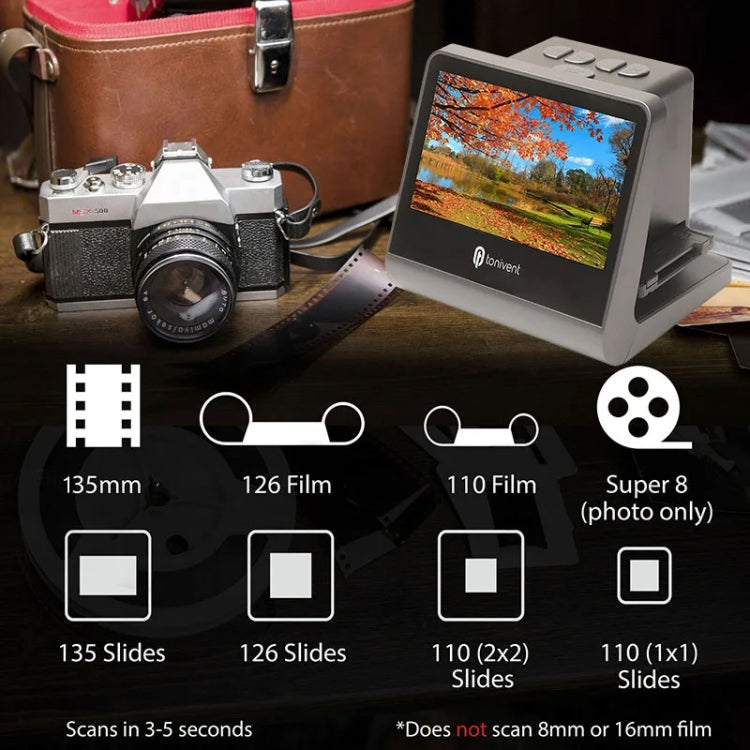 Tonivent TON171 22 Mega Pixels 5 inch HD Screen Film Scanner, TON171 – TPU