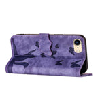 Butterfly Cat Embossing Flip Leather Phone Case, For iPhone SE 2022 / 2020 / 8 / 7, For iPhone 13 Pro Max, For iPhone 13 Pro, For iPhone 13