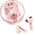 ONIKUMA T301 Transparent Cartoon Wireless Bluetooth Earphone Pink