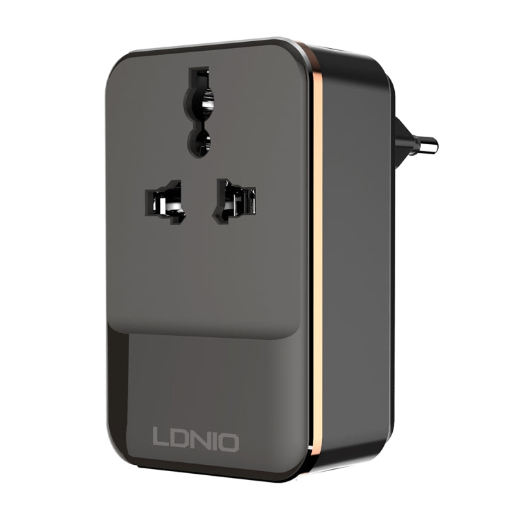 LDNIO SC1205 Universal Conversion Socket + QC3.0 USB + USB Interfaces Multifunction Travel Charger Mobile Phone Charger, EU Plug – TPU