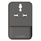 LDNIO SC1205 Universal Conversion Socket + QC3.0 USB + USB Interfaces Multifunction Travel Charger Mobile Phone Charger, EU Plug – TPU
