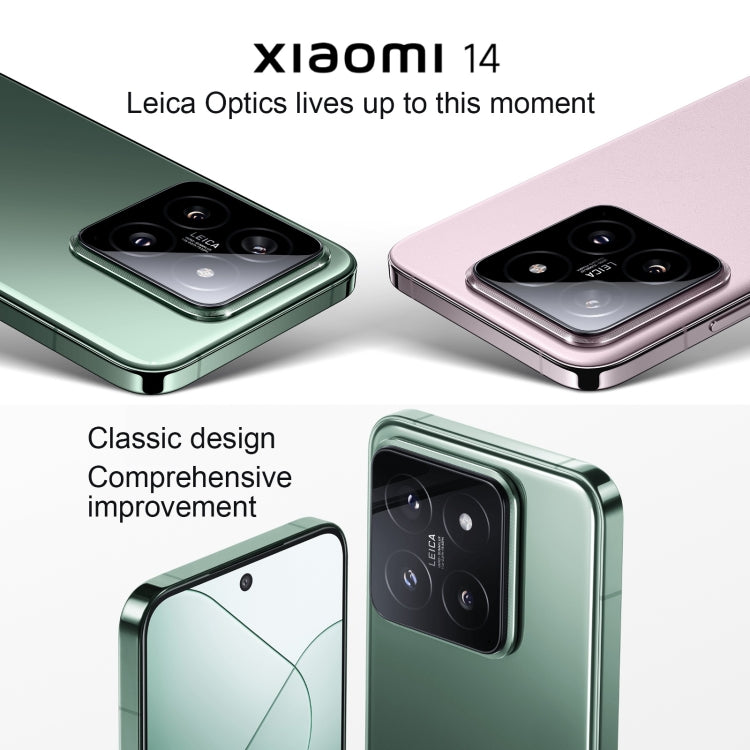Xiaomi 14, 6.36 inch Xiaomi HyperOS Snapdragon 8 Gen 3 Octa Core 4nm up to 3.3GHz, NFC, Network: 5G, 16GB+512GB
