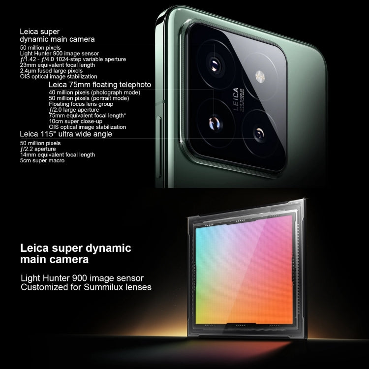 Xiaomi 14 Pro, 6.73 inch Xiaomi HyperOS Snapdragon 8 Gen 3 Octa Core 4nm up to 3.3GHz, NFC, Network: 5G, 16GB+1TB