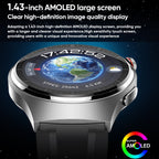 MT200 1.43 inch AMOLED IP67 Smart Call Watch, Support ECG/Body Temperature/Blood Glucose Monitoring
