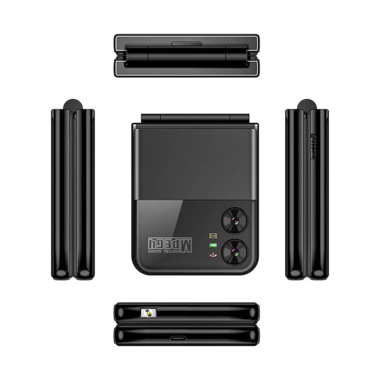UNIWA F265 Flip Style Phone, 2.55 inch Mediatek MT6261D, FM, 4 SIM Cards, 21 Keys – Card Slot, Flip