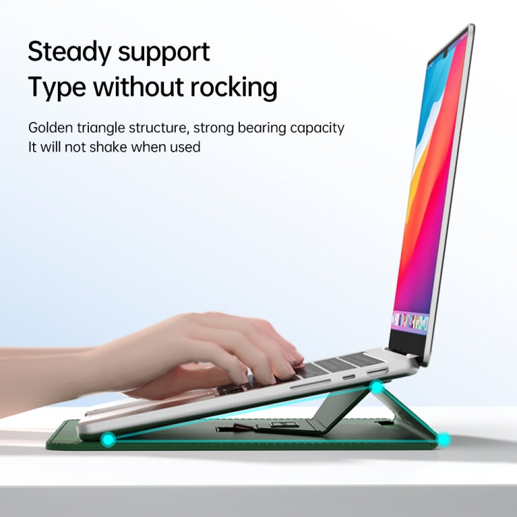 Envelope Holder Laptop Sleeve Bag with Accessories Bag – Waterproof, Magnetic, Leather, For 13/14 inch, For 15.4/15.6/16.1 inch