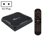 X96 max+ 4K Smart TV Box with Remote Control, Android 9.0, Amlogic S905X3 Quad-Core Cortex-A55,2GB+16GB, Support LAN, AV, 2.4G/5G WiFi, USBx2,TF Card,, EU Plug, UK Plug, AU Plug EU Plug