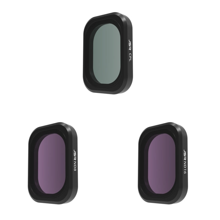 For DJI OSMO Pocket 3 JSR CB Series Camera Lens Filter, MCUV, CPL, ND8, ND16, ND32, ND64, ND256, ND1000, ND8PL, ND16PL, ND32PL, ND64PL, 1/8 Black Mist Filter, NIGHT, STAR, 3 in 1 CPL ND8/16, 3 in 1 ND16/64/256, 4 in 1 CPL ND16/32/64, 4 in 1... 3 in 1 CPL ND8 16