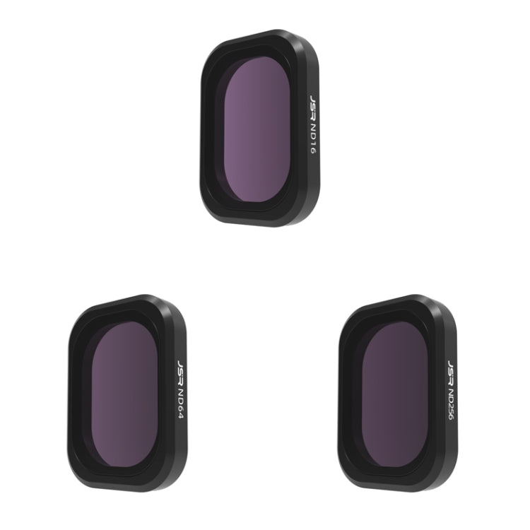 For DJI OSMO Pocket 3 JSR CB Series Camera Lens Filter, MCUV, CPL, ND8, ND16, ND32, ND64, ND256, ND1000, ND8PL, ND16PL, ND32PL, ND64PL, 1/8 Black Mist Filter, NIGHT, STAR, 3 in 1 CPL ND8/16, 3 in 1 ND16/64/256, 4 in 1 CPL ND16/32/64, 4 in 1... 3 in 1 ND16 64 256