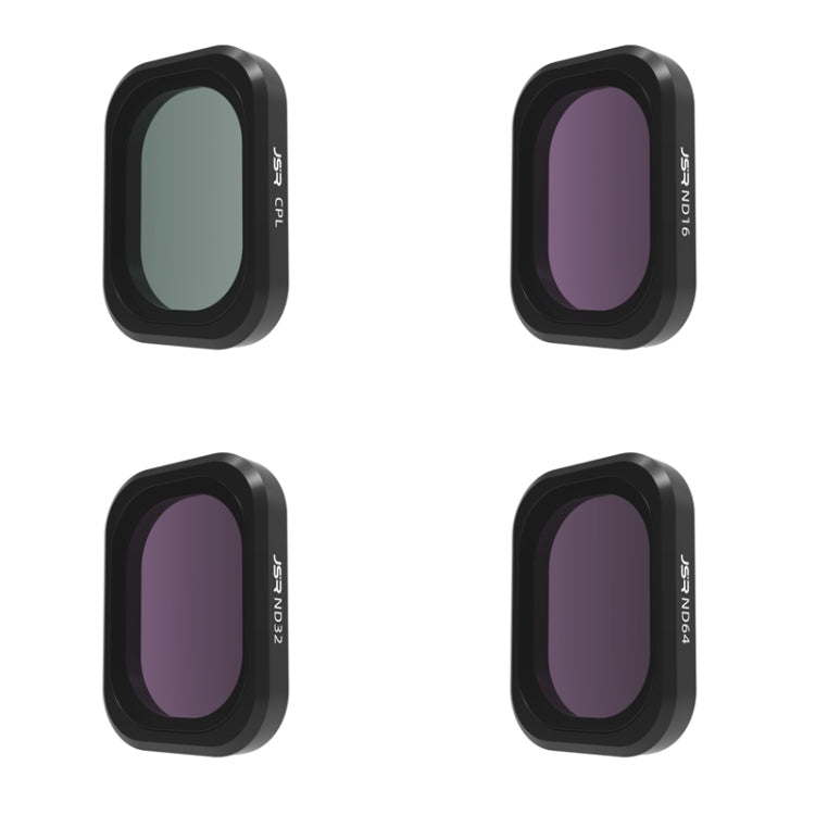For DJI OSMO Pocket 3 JSR CB Series Camera Lens Filter, MCUV, CPL, ND8, ND16, ND32, ND64, ND256, ND1000, ND8PL, ND16PL, ND32PL, ND64PL, 1/8 Black Mist Filter, NIGHT, STAR, 3 in 1 CPL ND8/16, 3 in 1 ND16/64/256, 4 in 1 CPL ND16/32/64, 4 in 1... 4 in 1 CPL ND16 32 64