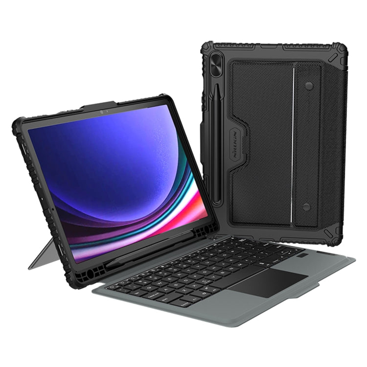 Nillkin Backlit Version Bumper Combo Keyboard Case – Bluetooth, TPU, For Samsung Galaxy Tab S9 / S9 5G, For Samsung Galaxy Tab S9+ / S9+ 5G