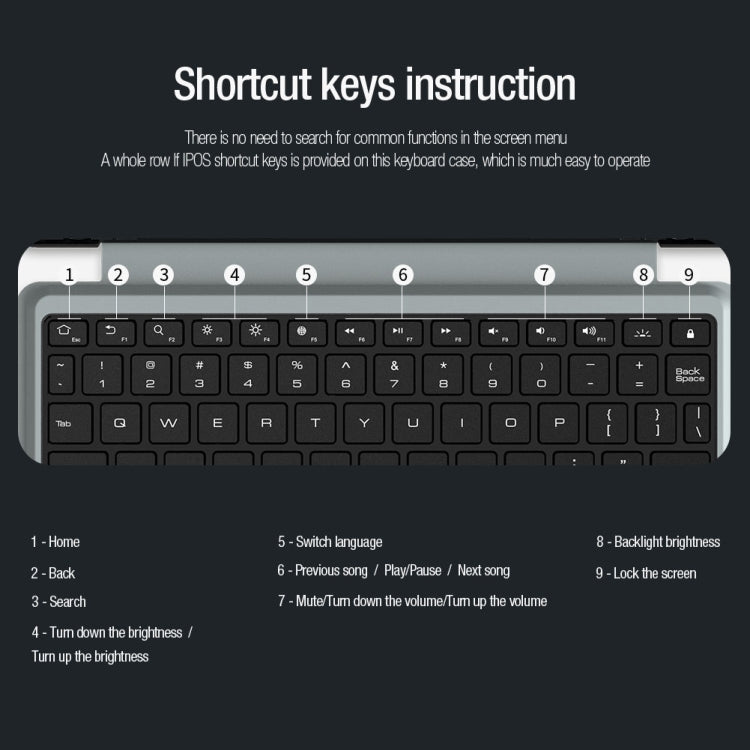 Nillkin Backlit Version Bumper Combo Keyboard Case – Bluetooth, TPU, For Samsung Galaxy Tab S9 / S9 5G, For Samsung Galaxy Tab S9+ / S9+ 5G