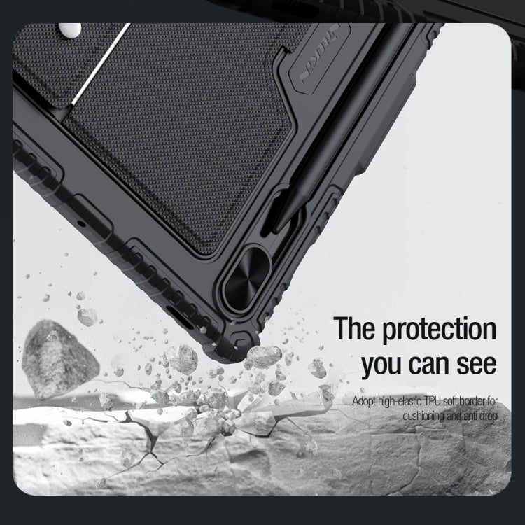 Nillkin Backlit Version Bumper Combo Keyboard Case – Bluetooth, TPU, For Samsung Galaxy Tab S9 / S9 5G, For Samsung Galaxy Tab S9+ / S9+ 5G