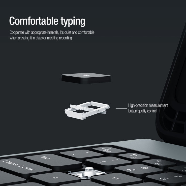 Nillkin Backlit Version Bumper Combo Keyboard Case – Bluetooth, TPU, For Samsung Galaxy Tab S9 / S9 5G, For Samsung Galaxy Tab S9+ / S9+ 5G