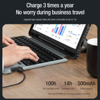 Nillkin Backlit Version Bumper Combo Keyboard Case – Bluetooth, TPU, For Samsung Galaxy Tab S9 / S9 5G, For Samsung Galaxy Tab S9+ / S9+ 5G