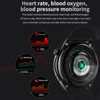 TM05 Smart Bracelet – 1.46" Screen, IP67 Waterproof, Blood Pressure Monitoring (46 inch)
