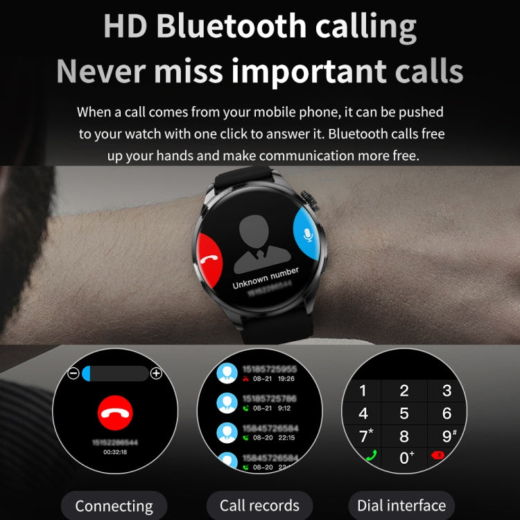 TM05 Smart Bracelet – 1.46" Screen, IP67 Waterproof, Blood Pressure Monitoring (46 inch)