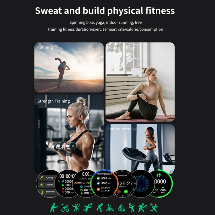 TM05 Smart Bracelet – 1.46" Screen, IP67 Waterproof, Blood Pressure Monitoring (46 inch) #2