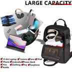 Cwatcun D78 Camera Laptop Backpack Bag, With Detachable Insert Camera Case