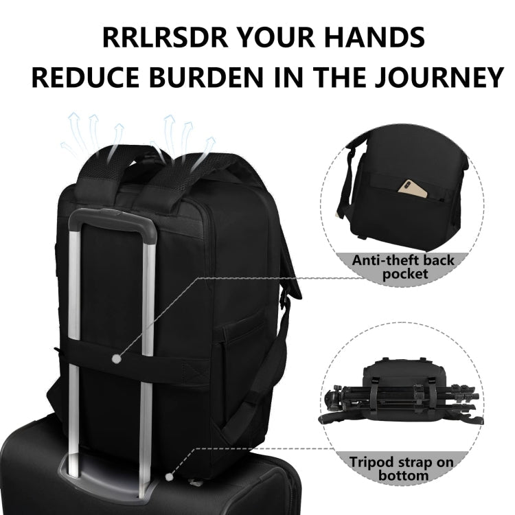 Cwatcun D78 Camera Laptop Backpack Bag, With Detachable Insert Camera Case