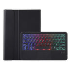 A09B-AS Candy Color Touch Backlight Bluetooth Keyboard Leather Tablet Case with Pen Holder, A09B-AS – Leather, Bluetooth