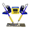 Mechanic 210MAX Dual Station Thermostatic Adjustable Digital Display Soldering Station, US, EU US