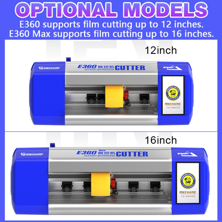 Mechanic Universal Cloud Intelligent Flexible Hydrogel Film Cutting Machine, E360 Max, E360 – TPU