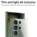 GKK Plating Transparent TPU Phone Case, Without pen, For Samsung Galaxy S24 Ultra