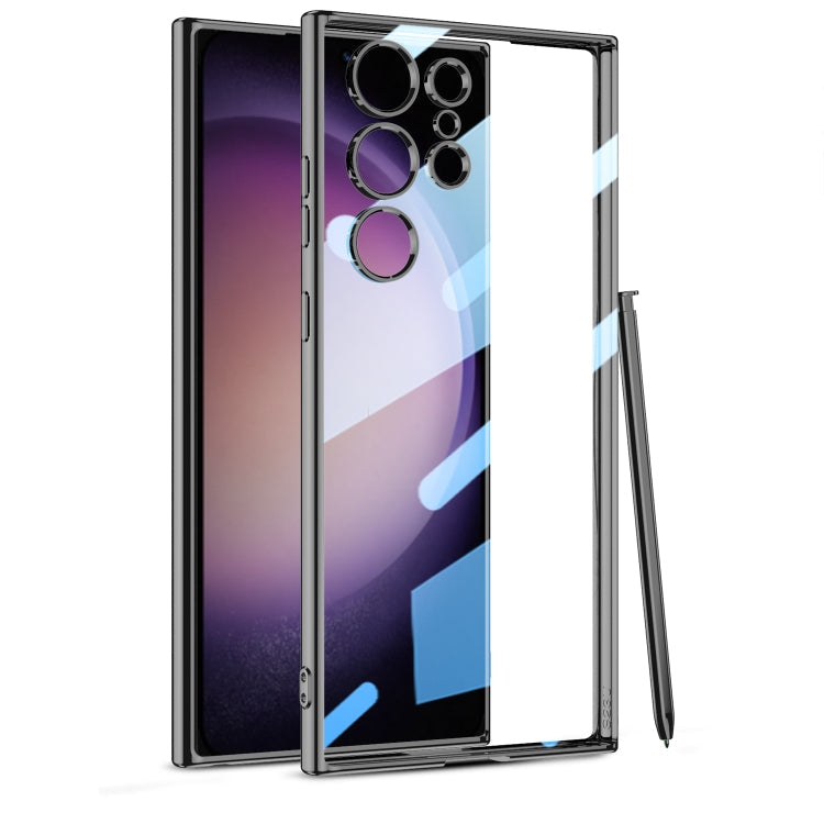 GKK Plating Transparent TPU Phone Case, Without pen, For Samsung Galaxy S24 Ultra
