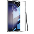 GKK Plating Transparent TPU Phone Case, Without pen, For Samsung Galaxy S24 Ultra